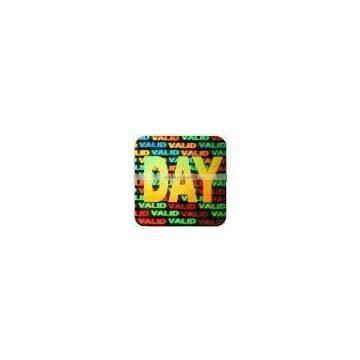 two channel hologram sticker