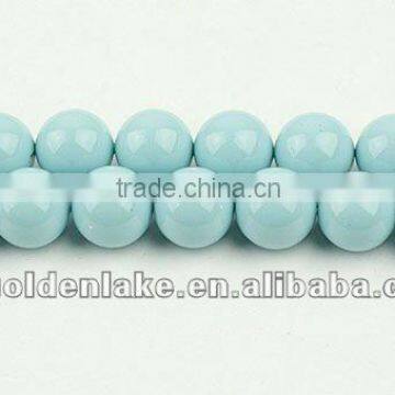 Blue Shell Pearls Gemstone Beads