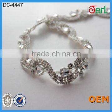 HOT SALE Newest Fashion!crystal Glass Rhinestone Cup Chain With Good Offer photo-4