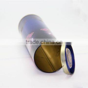 Diaphanous Exquisite Tall Round Butter Cookies Tin photo-3