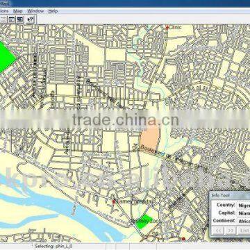 Niger mapinfo tab map ESRI shp format map