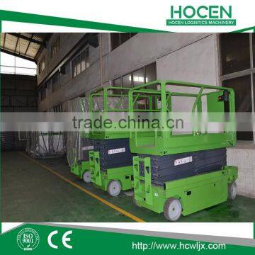 HOCEN Electric Forklift High Rise Stationary Scissor Lift Platform Drum Lifter Forklifts Lift Table Fix Scissor Lift Manual Fork photo-4