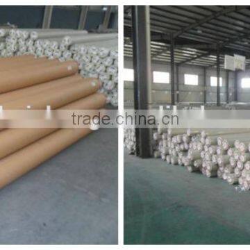 Lona fabric pvc coated tarpaulin in roll packing