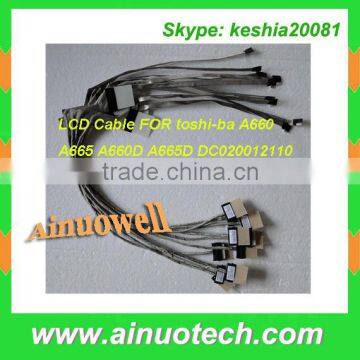 Laptop LED Cable for toshiba A665 A660 A660D A665D Screen LCD LVDS CABLE DC020012110