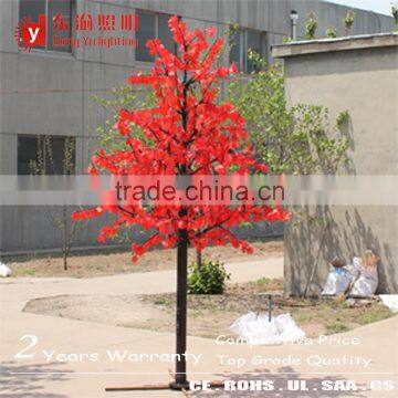 Canada customized LED tree light christmas cone tree red LED maple cone tree lowest price