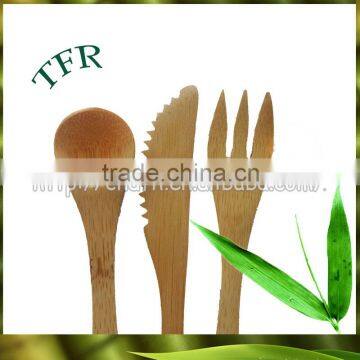 Compostable bulk colorful wooden dinner fork