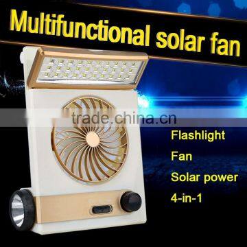 High quality new style portable and durable solar powered portable fan