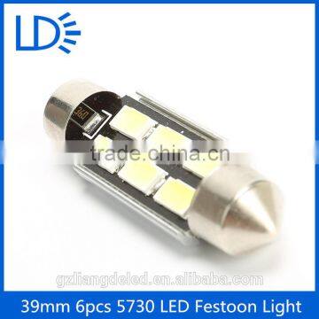 High Power Festoon Light Canbus 6leds 5730 Led Chip