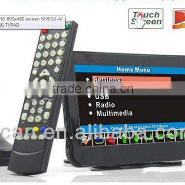 DVB-T7012HD 7 inch Portable handheld HD DVB-T TV receive box