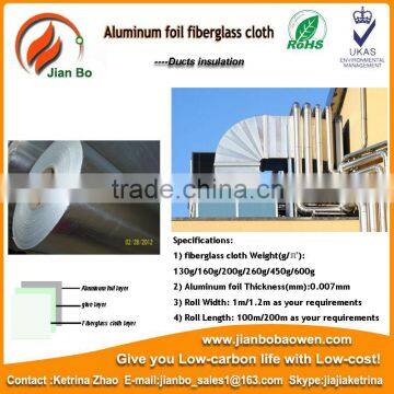 Best Aluminum foil fiberglass cloth duct insulation