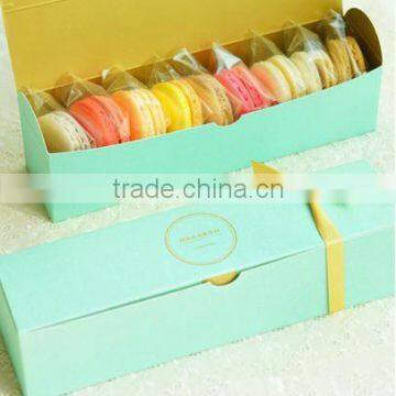 Biscuit Paper Box For Gift/Custom Gold Stamping Logo Food Packing Box