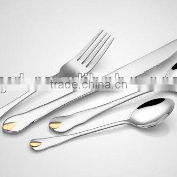 Variety designs of stainless steel dinnerware