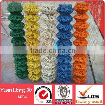 Alibaba express colorful chain link fence/white chain link fence