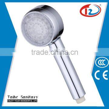 blue light led shower head