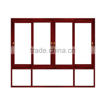 Double tempered glass aluminium sash sliding window factory