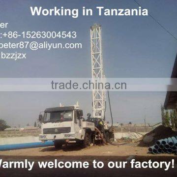 BZC350ZYII(300m) truck mounted drilling rig in East Africa