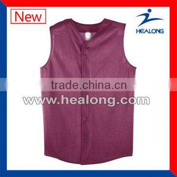 fashion high quality school baseball jersey