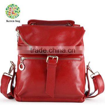 2016 Fashion Ladies Shopping Backpack Leather Bag 2016