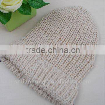 newly knitted winter chunky yarn knitted beanie