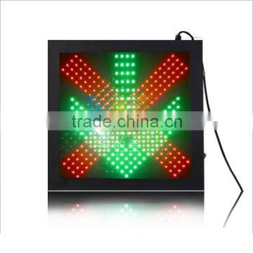 LED Factory Wholesale Toll Station Go and Stop Red Cross Green Arrow Dual Sided Traffic Light