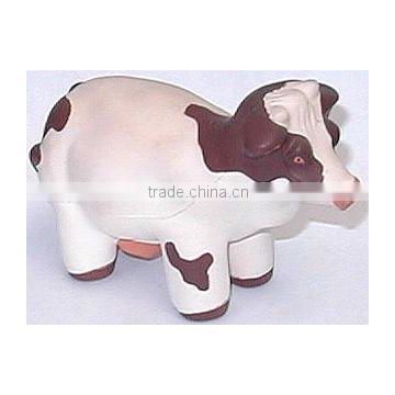 Promotional Milk Cow Shape Stress Ball