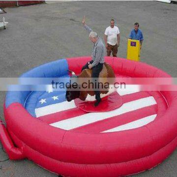 Hot sale Inflatable mechanical bull/bull rodeo