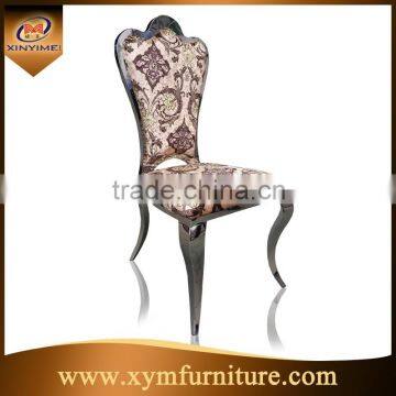 hotel furniture fashion used stainless steel dining chair