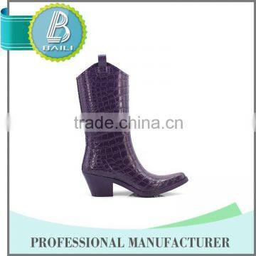 High Quality Beautiful High Heels Designer Rain Boots