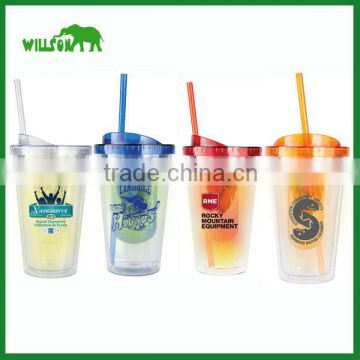 Plastic with straw detachable infuser