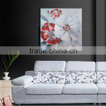 100% Handmade Beautiful Orchid Peony Flower Oil Painting