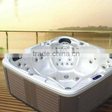 New design outdoor spa hot tub with two loungers home spa hot tub