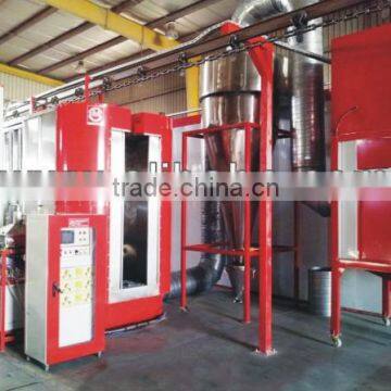 Mono cyclone type powder coating booth