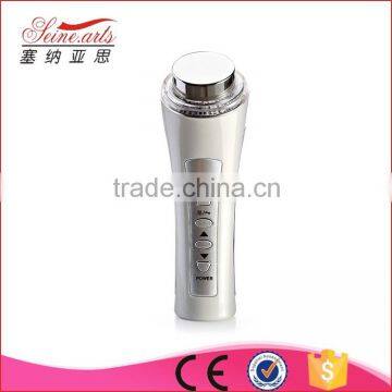 Portable Home Use Ultrasonic skin Rejuvenation Photon 1MHz rechargeable facial massager