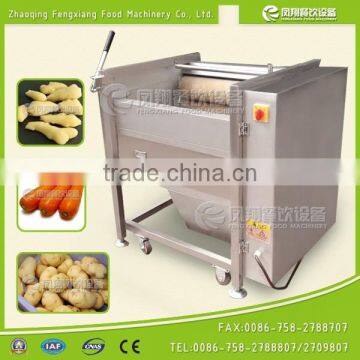 Industrial High Efficient Fresh Ginger Potato Washer and Peeler Root Vegetable Washing and Peeling Machine Fish Skin Peeler