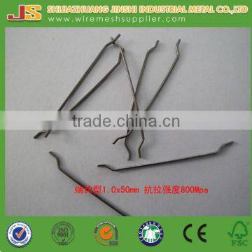 1100MPA Low Carbon Round End Hooked Steel Fiber For Shotcrete
