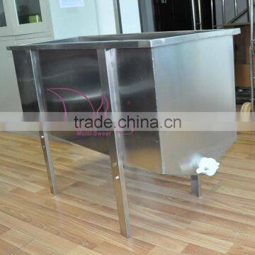 Stainless Steel Honey Comb Uncapping Tray Straining Machine