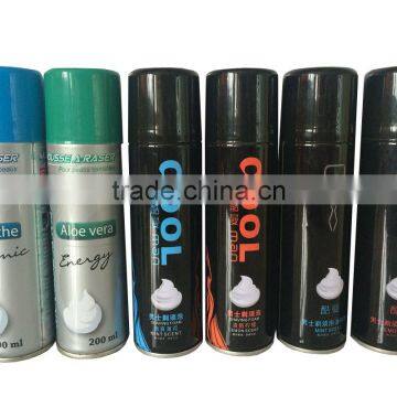 COOL MAN shaving foam rich foam aerosol spray