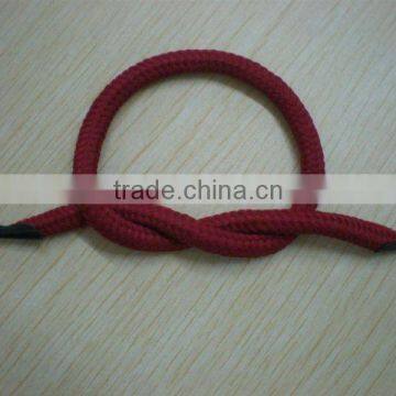 8-strand twisted coloured cotton braided rope handle for bags