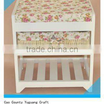 Single Seat Wooden Shoe Storage Cabinet With Drawers for Living Room Decor