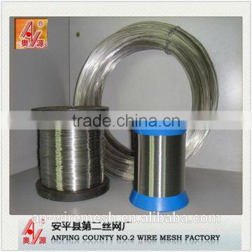 Anping factory cheap price 0.3mm 0.025mm 316l stainless steel wire in spool