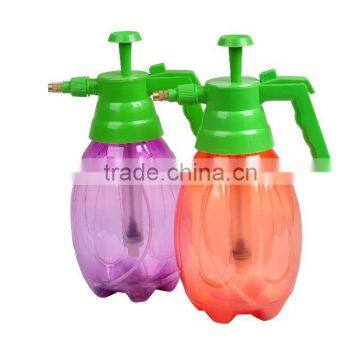 Colorful transparent 1.5L pressure garden pump sprayer