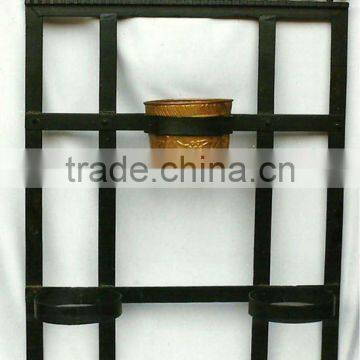 Decorative Iron Wall Hanging Garden Planter Stand