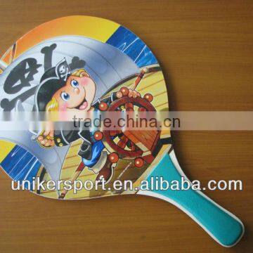 Racquet Wood/PP/PS Colorful Beach Racket /Bat Sets/Beach Paddle