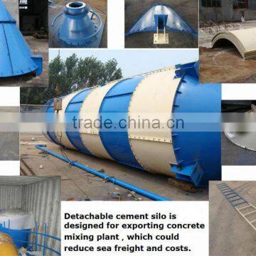 Detachable 100 ton cement silo