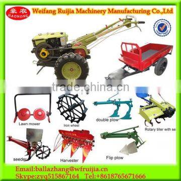 2015New power tiller price,agriculture machinery rotary tiller with seat matched 8-15HP walk behind tractor