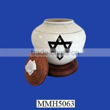 Jewish custom ceramic pet cremation urns