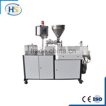 Plastic granulation process extruder machine price for lab