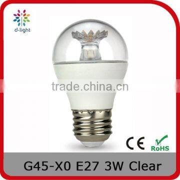 A50 200LM 3W EQUAL TO 25W E26 GOLF CRYSTAL BULB FOR CANADA