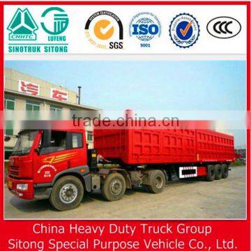 3 Axles Truck Cargo Box, Cargo Semi Trailer House, Side Open Strong Box Utility Trailer photo-6