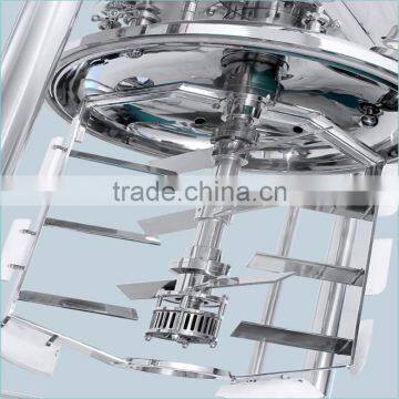 Good Price of Cosmetics Cream Making Machine With Vacuum Emulsifying Mixer photo-2